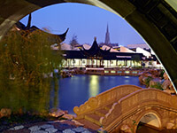 Traditional Chinese Gardens. A quiet tranquil haven in authentic Shanghai style.